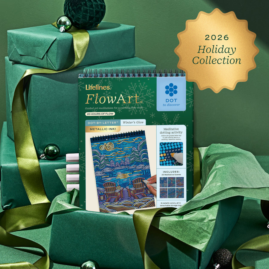 FlowArt® - Dot-By-Letter, Winter's Glow - Metallic Ink