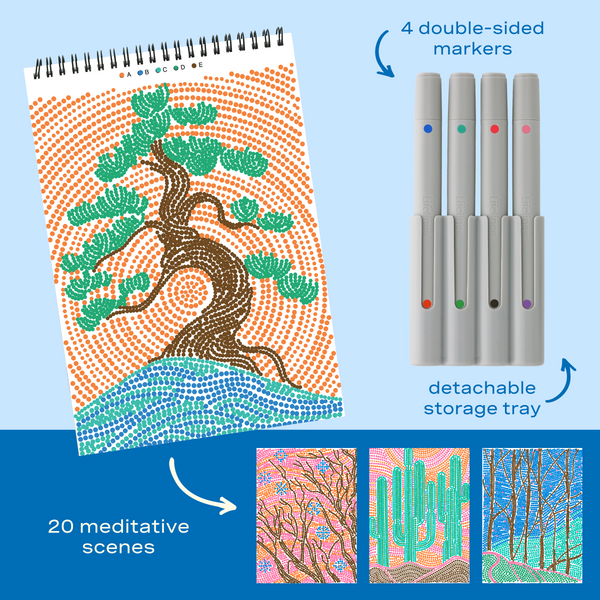 FlowArt® - Dot-By-Letter, Landscapes