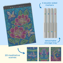 FlowArt® - Dot-By-Letter, Moonlit Garden - Metallic Ink