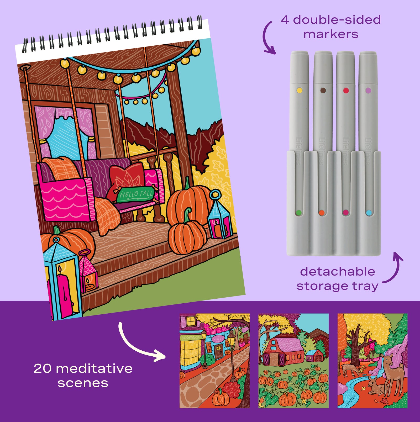 FlowArt® - Scented Color-to-Reveal, Fall is in the Air