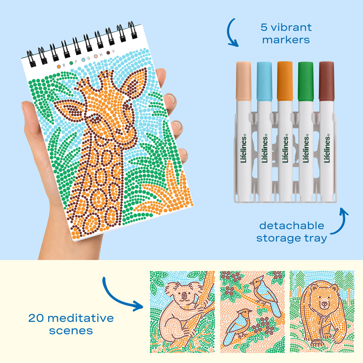 FlowArt® Mini - Dot-by-Letter Into the Wild