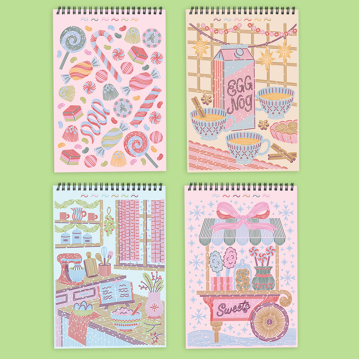 FlowArt® - Trace-by-Line, Gingerbread Delight