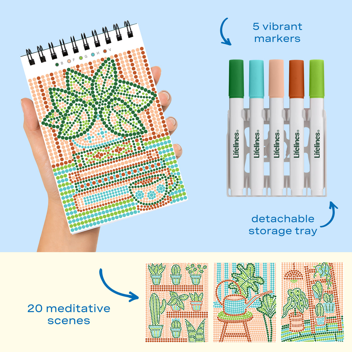 FlowArt® Mini - Dot-by-Letter Plant Paradise