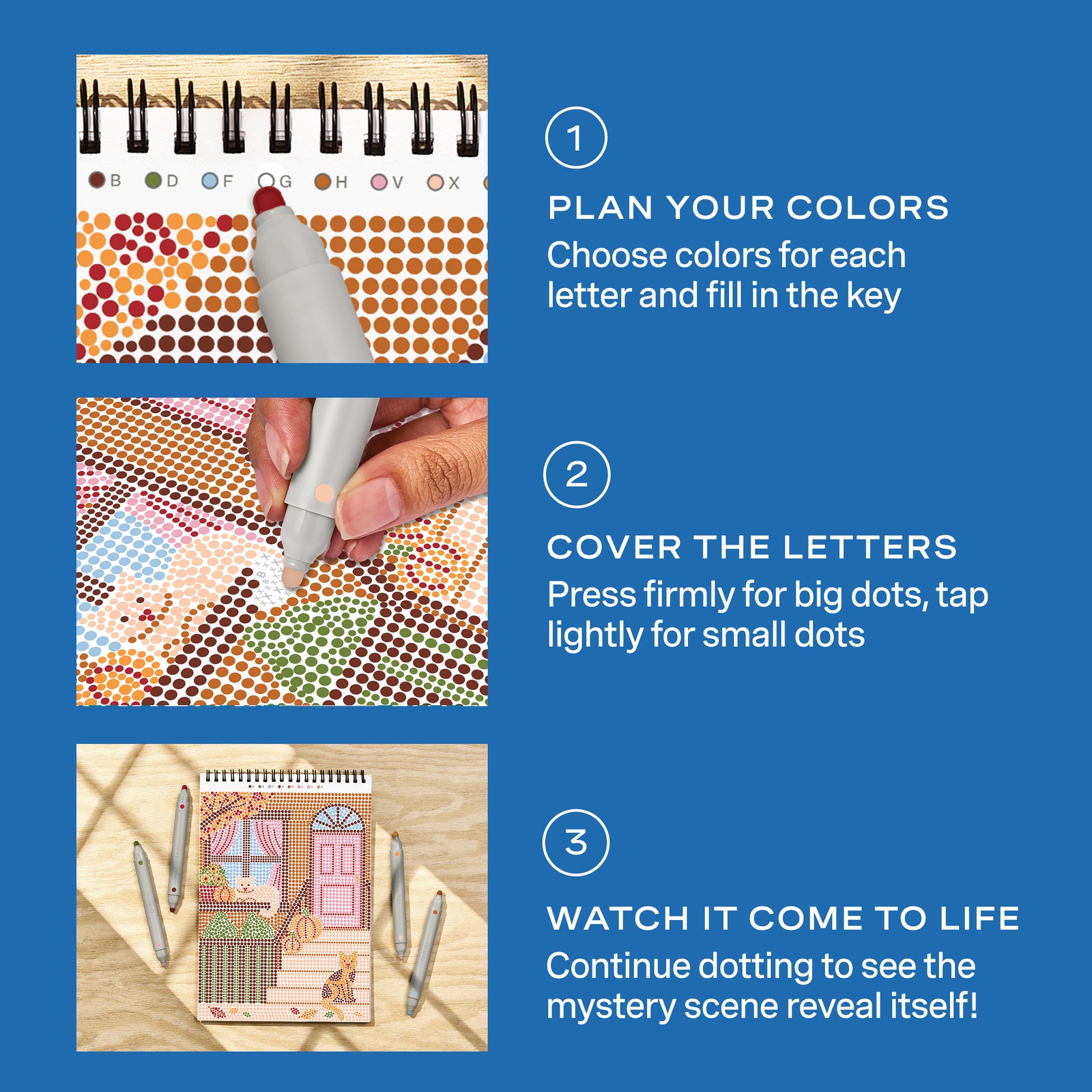 FlowArt® - Dot-By-Letter, Strolling through Fall