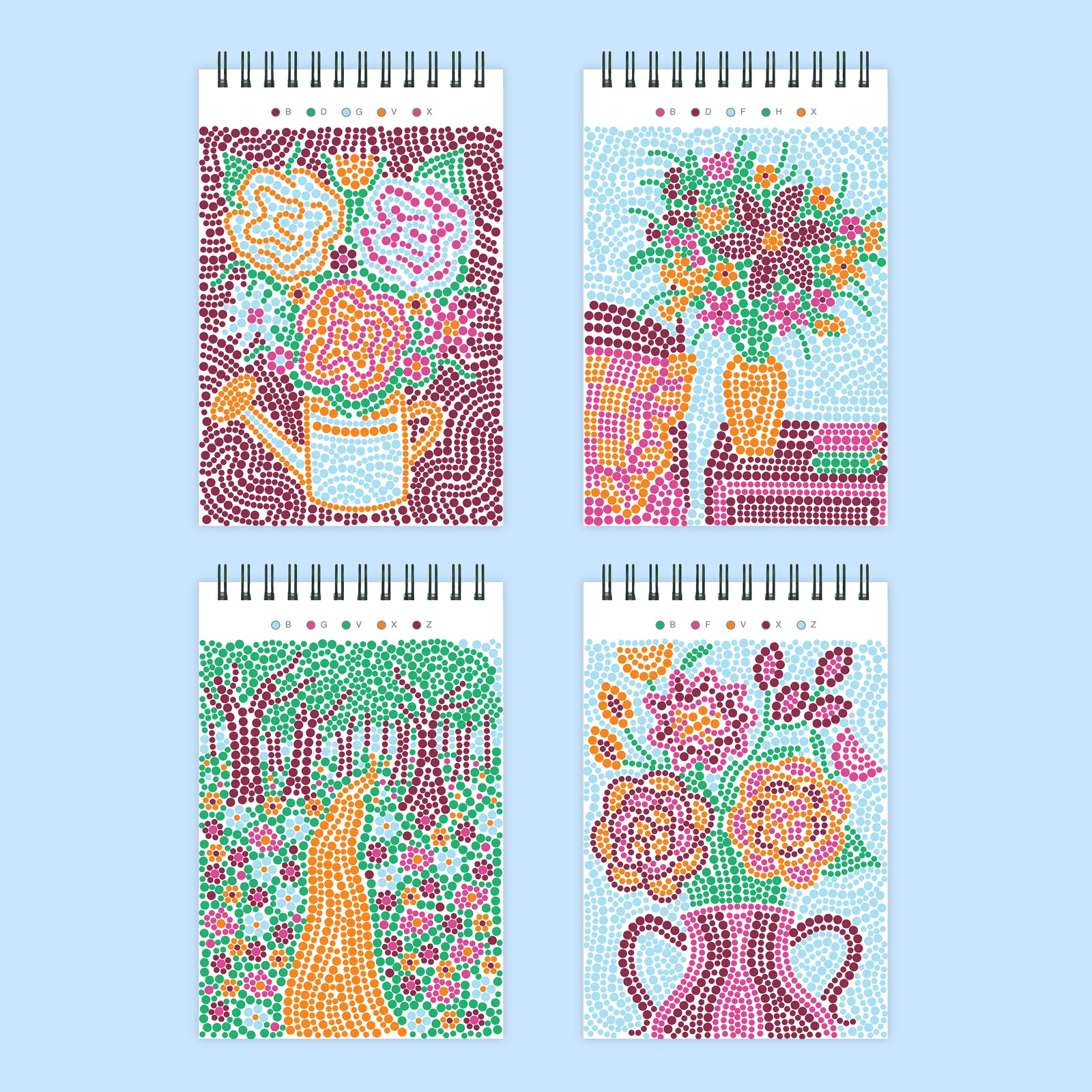 FlowArt® Mini - Dot-by-Letter Pretty Petals