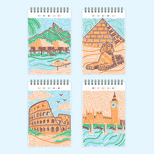 FlowArt® Mini - Dot-by-Letter Postcard Places
