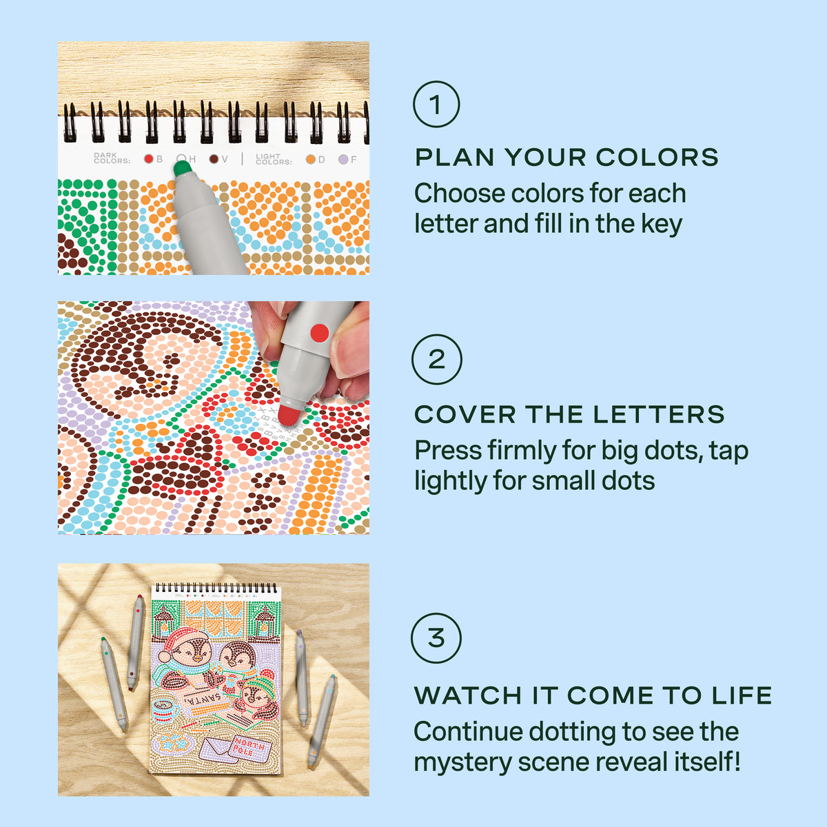 FlowArt® - Dot-By-Letter, Holiday Helpers