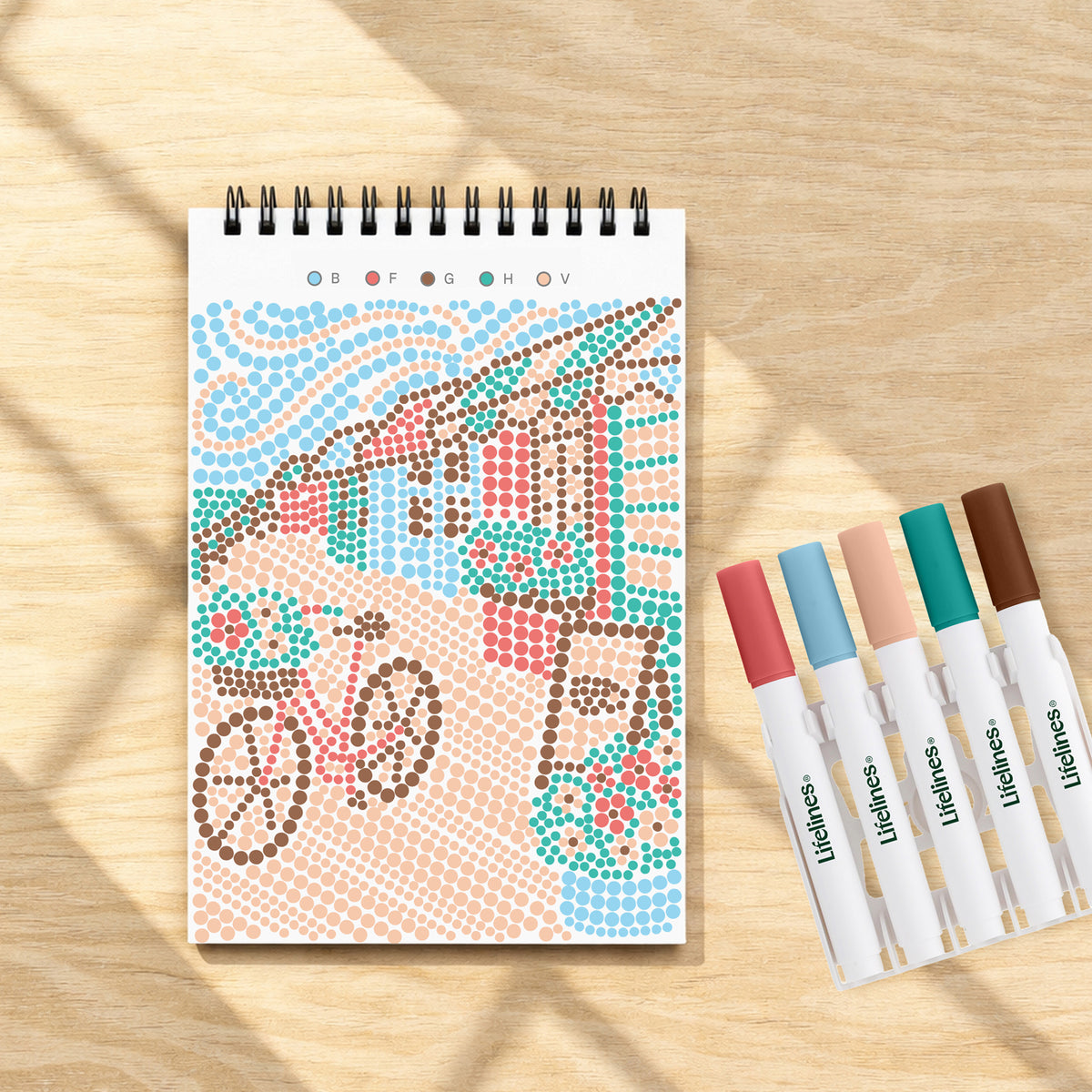 FlowArt® Mini - Dot-by-Letter Coastal Calm