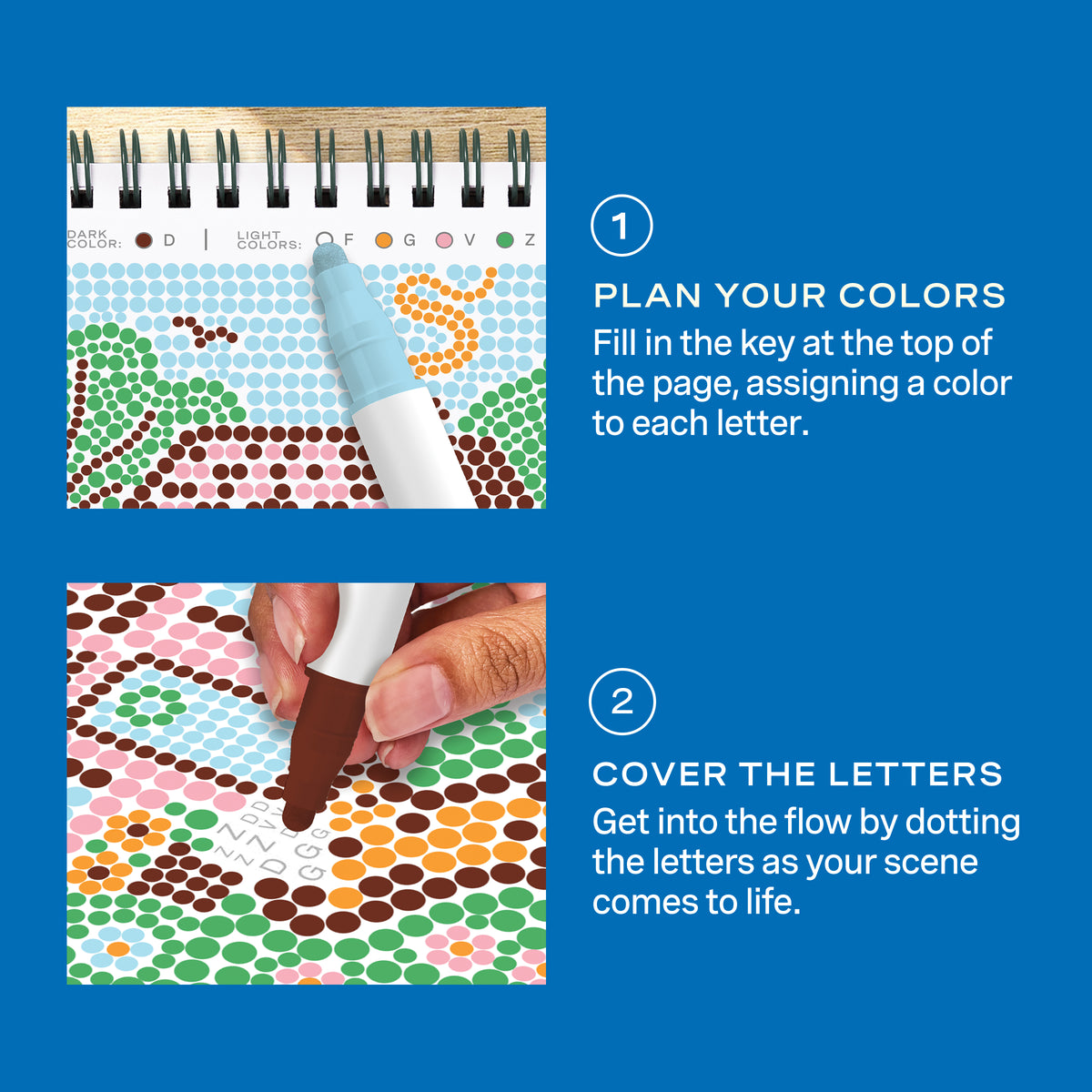 FlowArt® Mini - Dot-by-Letter Cottage Garden