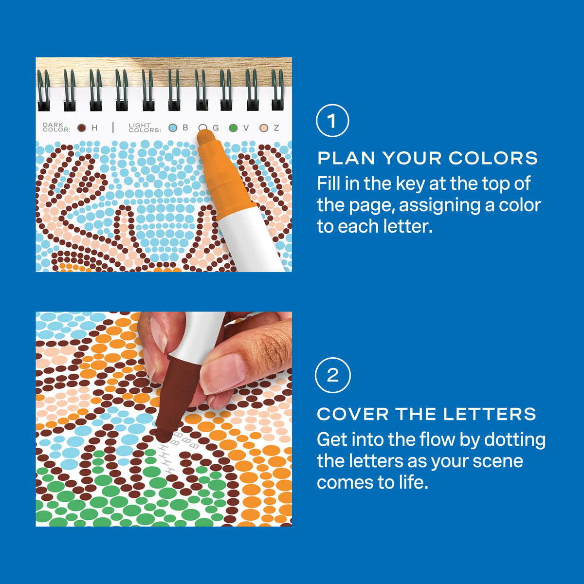 FlowArt® Mini - Dot-by-Letter Into the Wild