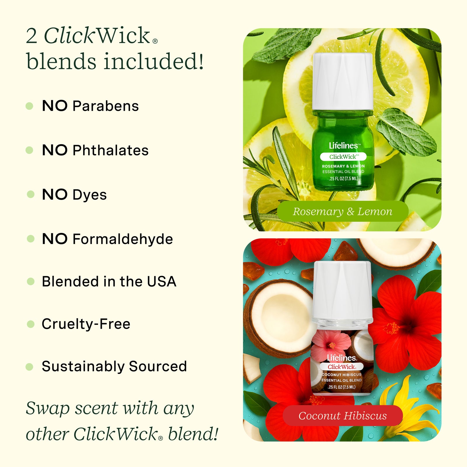 Flameless Candle Diffuser - Bubble Cream