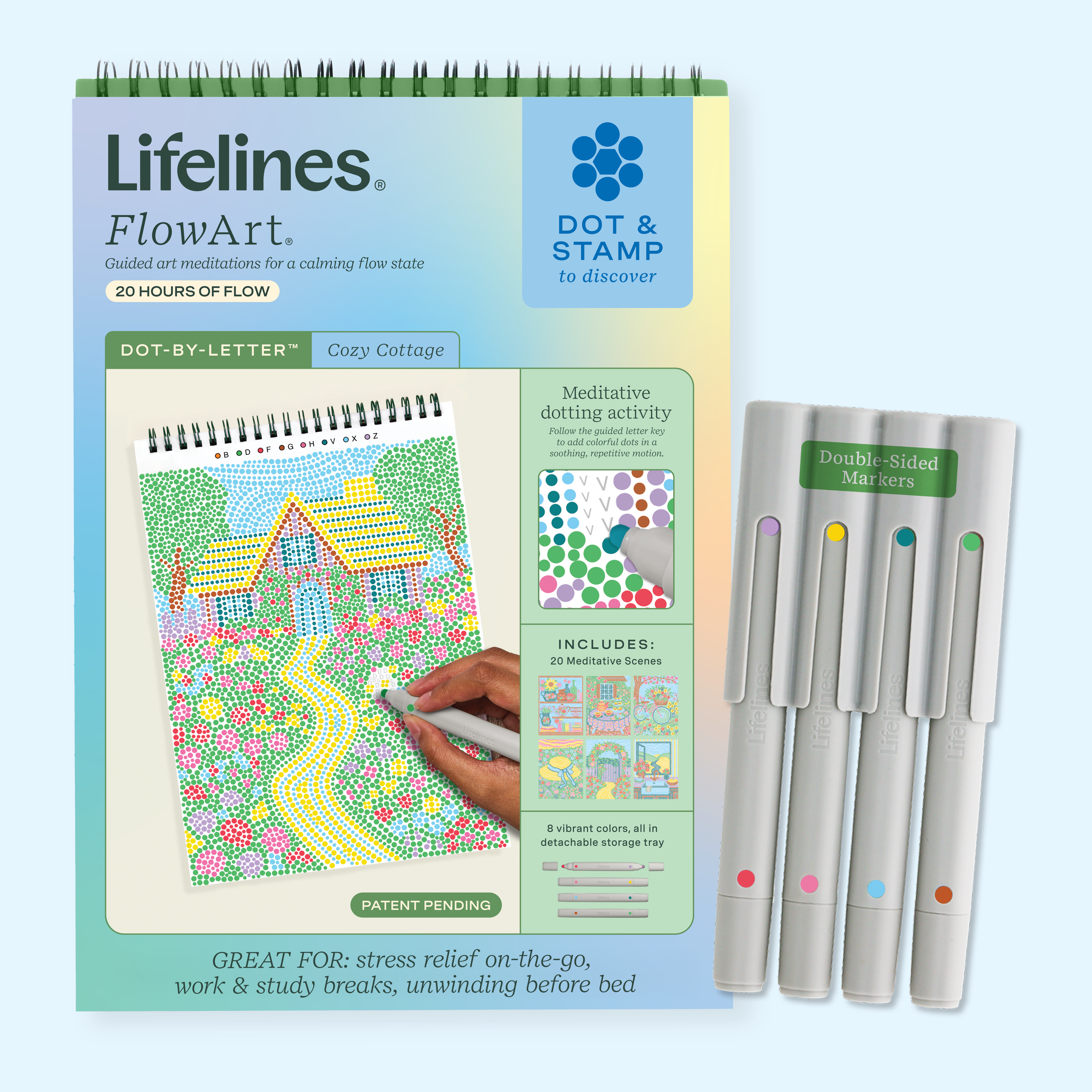 FlowArt® - Dot-By-Letter, Cozy Cottage