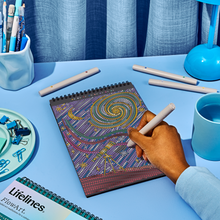 FlowArt® - Dot-By-Letter, Into the Galaxy - Metallic Ink
