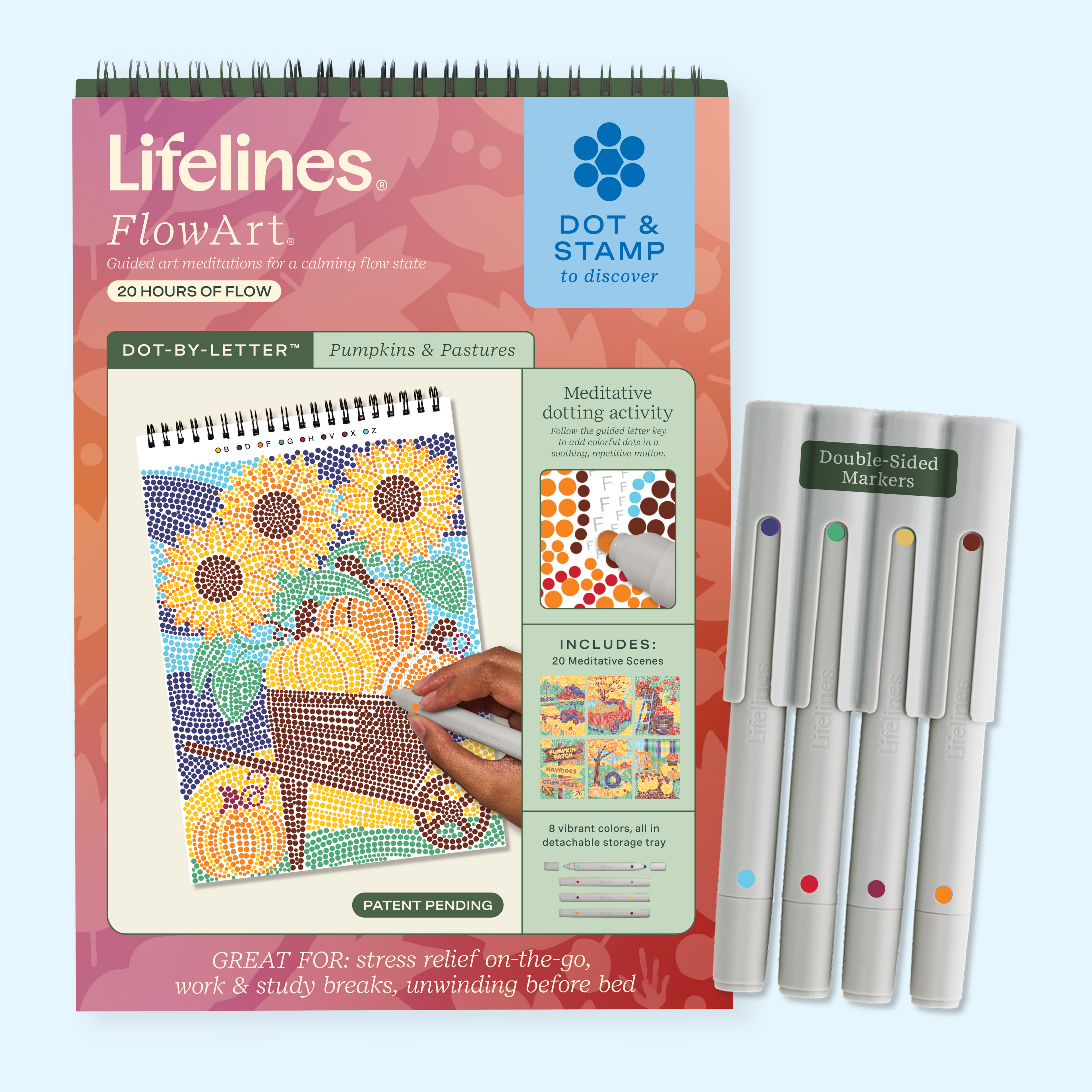 FlowArt® - Dot-By-Letter, Pumpkins & Pastures (LIMITED EDITION)