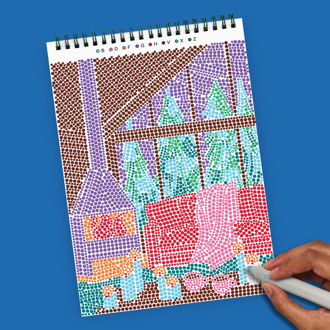 FlowArt® - Dot-By-Letter, Snowed In
