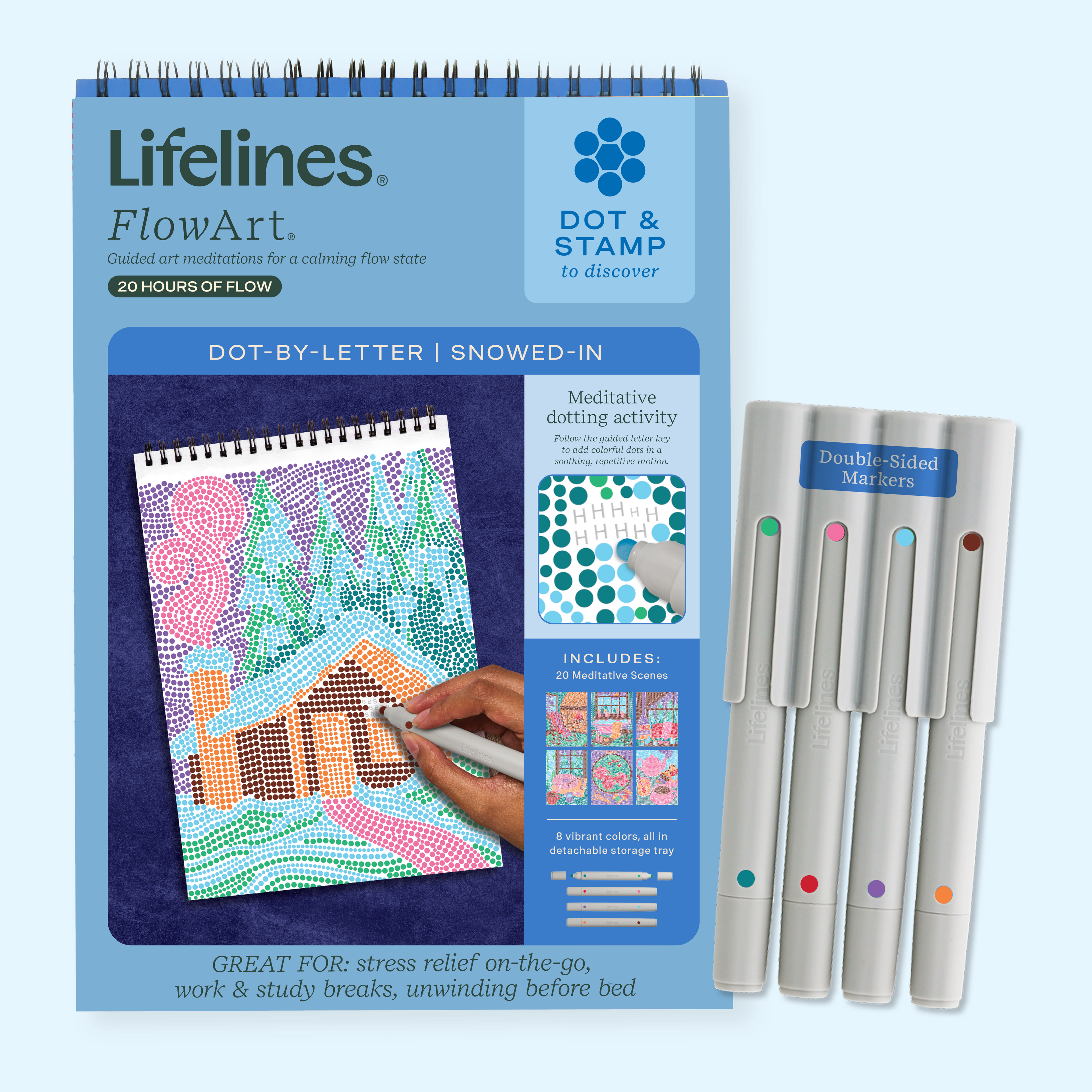 FlowArt® - Dot-By-Letter, Snowed In (LIMITED EDITION)