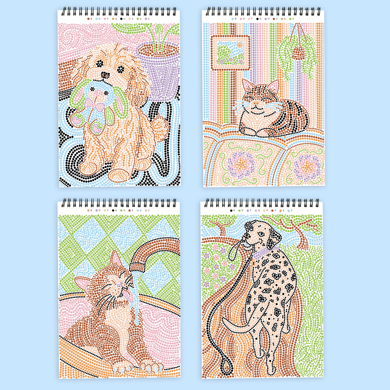 FlowArt® - Dot-By-Letter, Wags & Whiskers