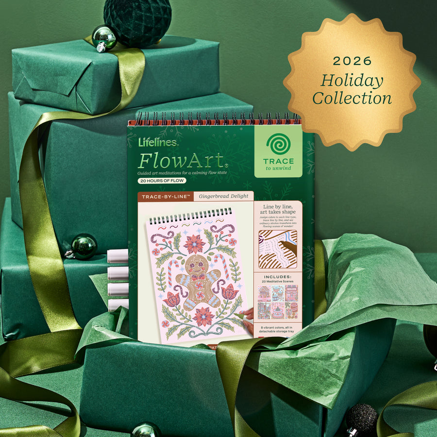 FlowArt® - Trace-by-Line, Gingerbread Delight