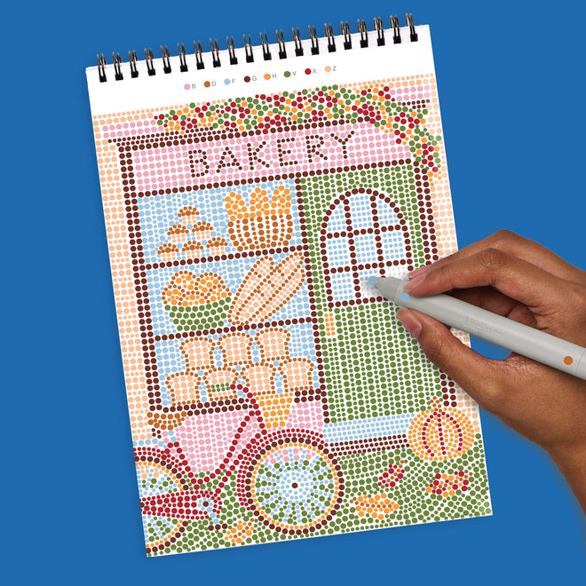 FlowArt® - Dot-By-Letter, Strolling through Fall