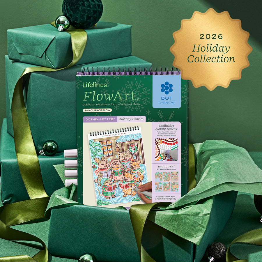 FlowArt® - Dot-By-Letter, Holiday Helpers