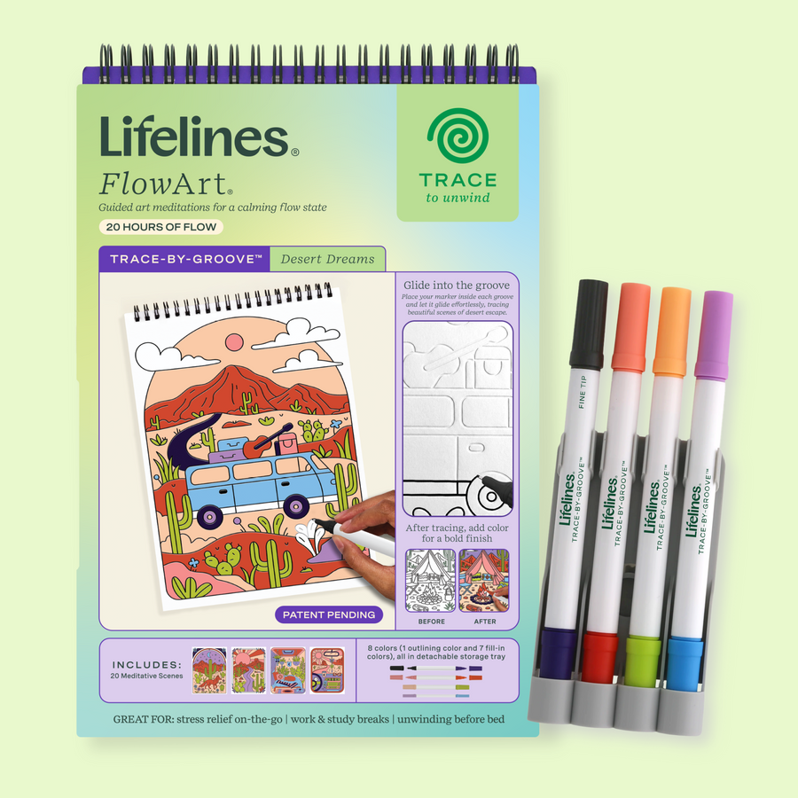 FlowArt®: Trace-By-Groove, Desert Dreams