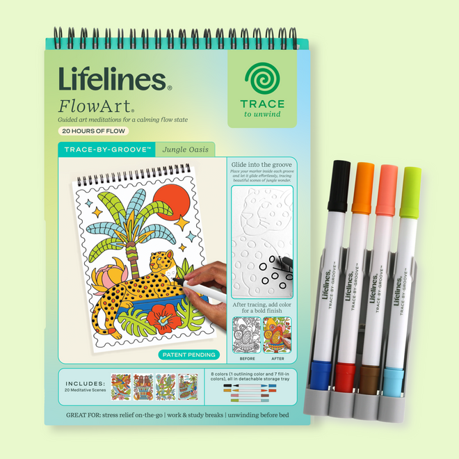 FlowArt®: Trace-By-Groove, Jungle Oasis