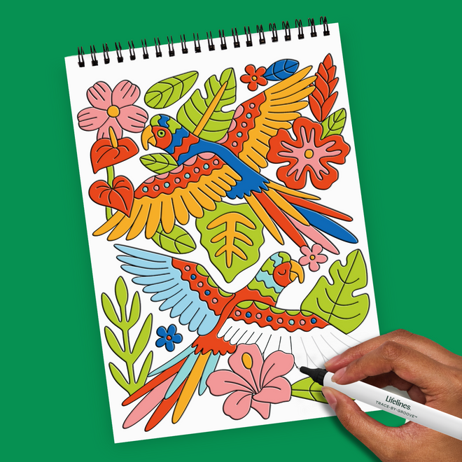 FlowArt®: Trace-By-Groove, Jungle Oasis