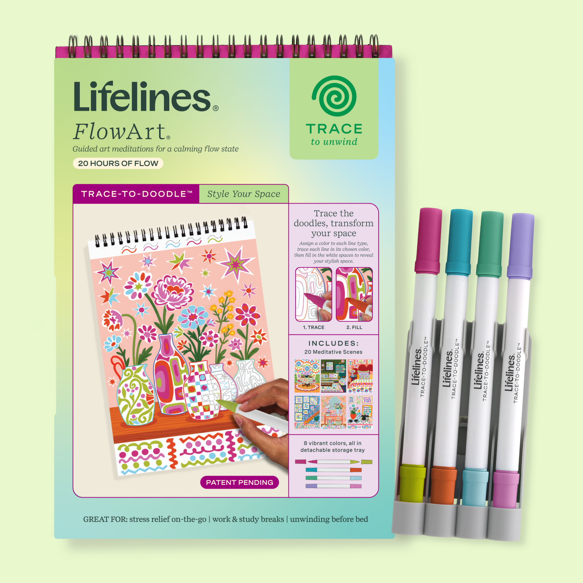 FlowArt®: Trace-To-Doodle, Style Your Space