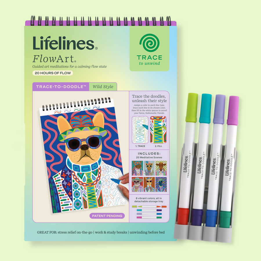 FlowArt®: Trace-To-Doodle, Wild Style