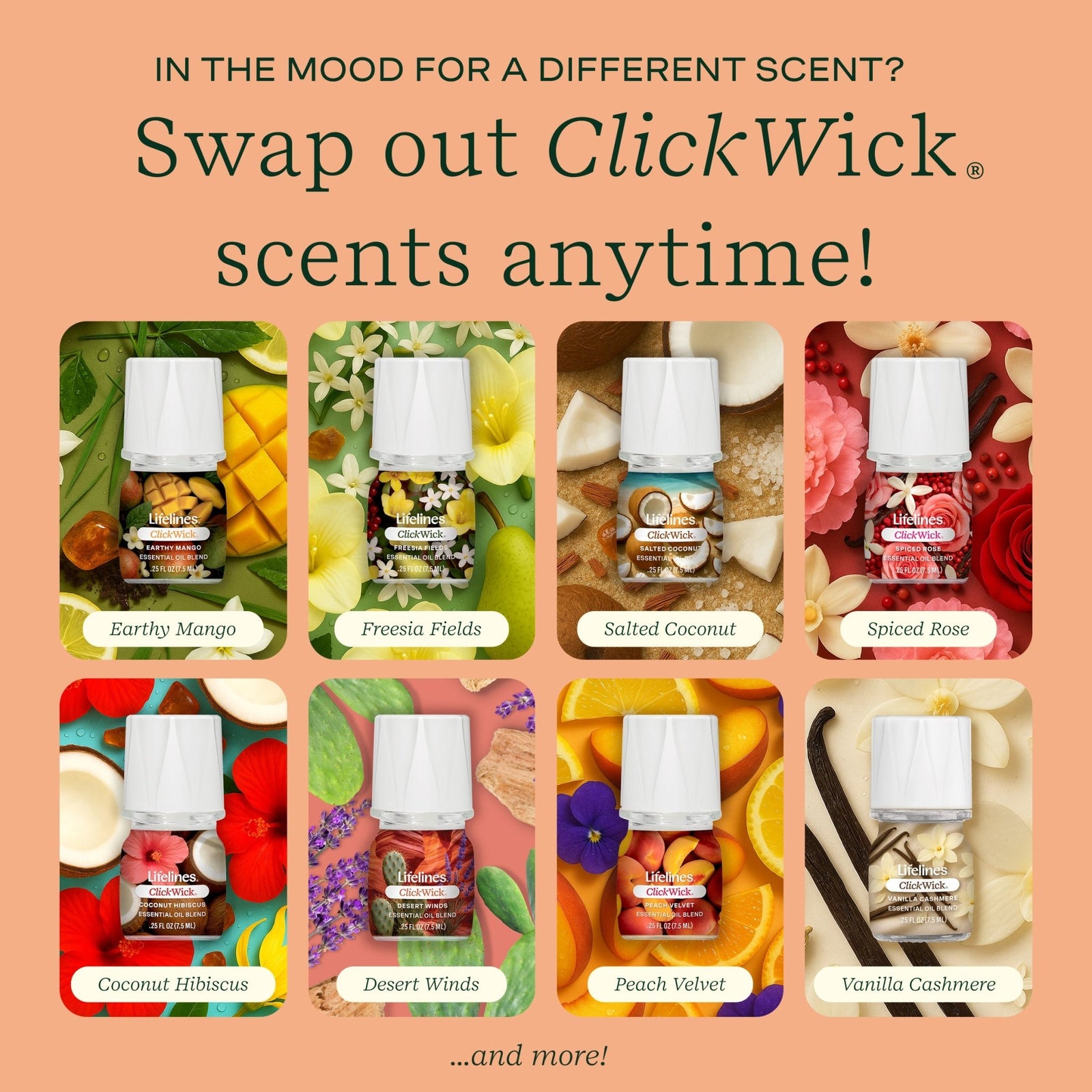 ClickWick® 7.5ml Single - Desert Winds - Lifelines
