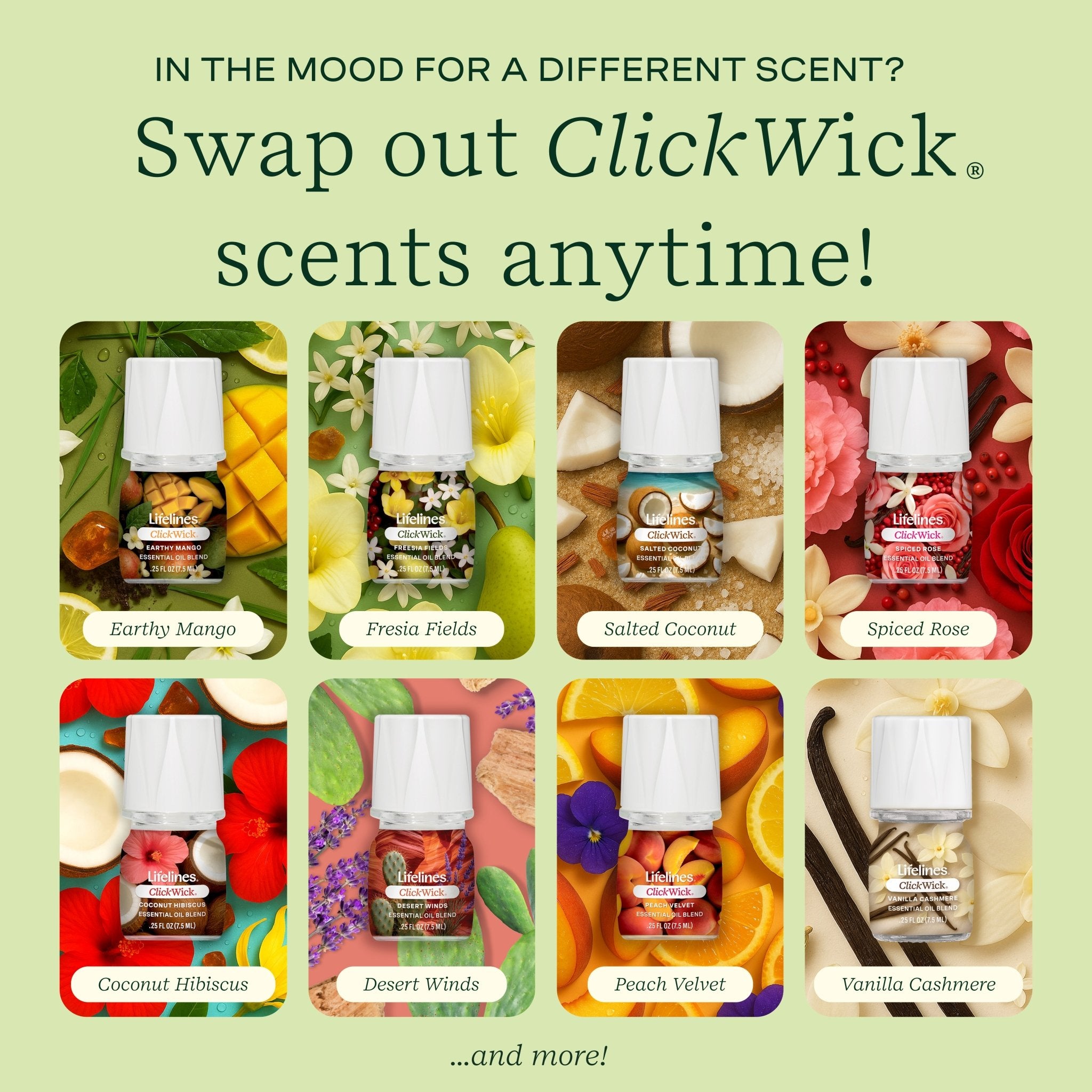ClickWick® 7.5ml Single - Herbal Garden – Lifelines