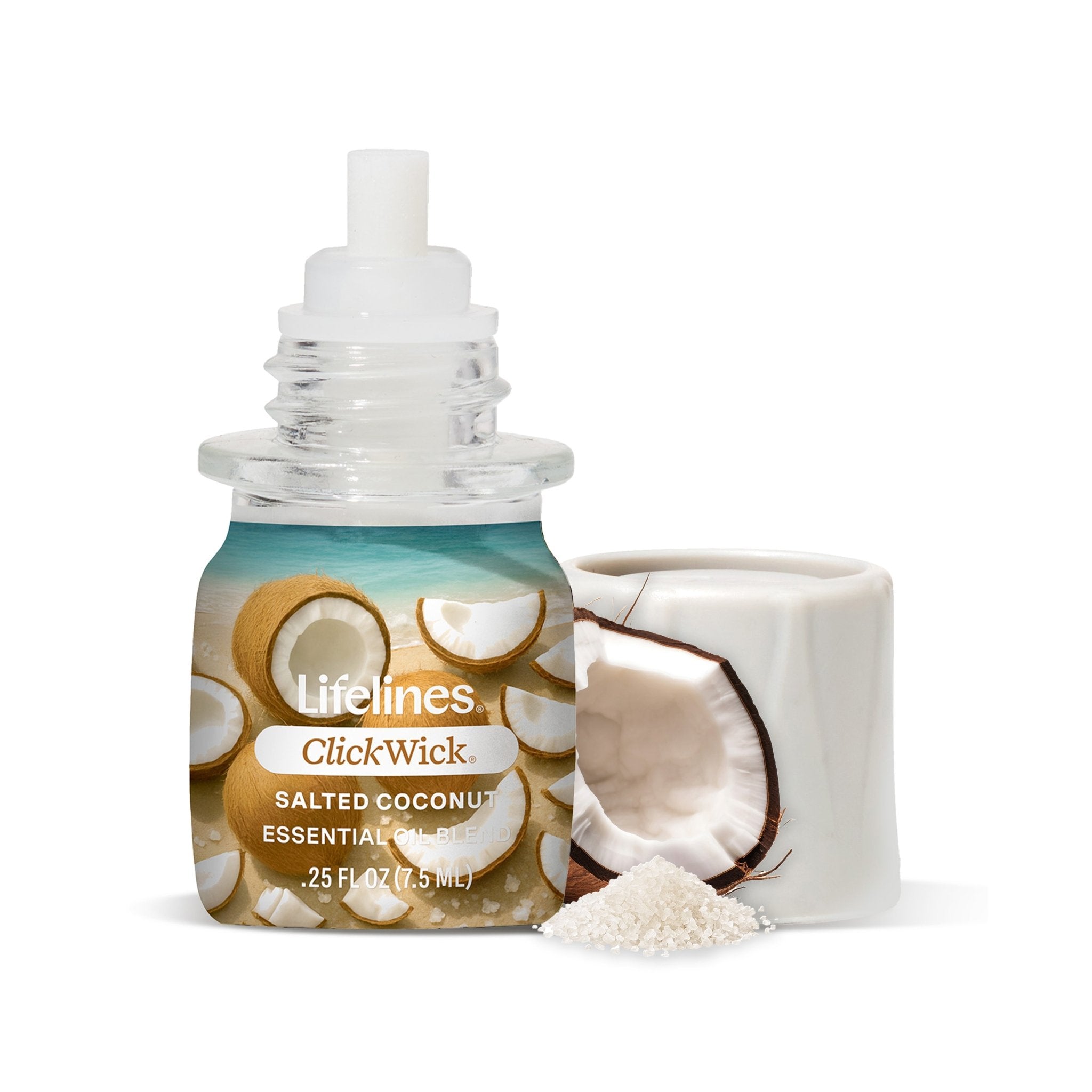 ClickWick® 7.5ml Single - Salted Coconut - Lifelines