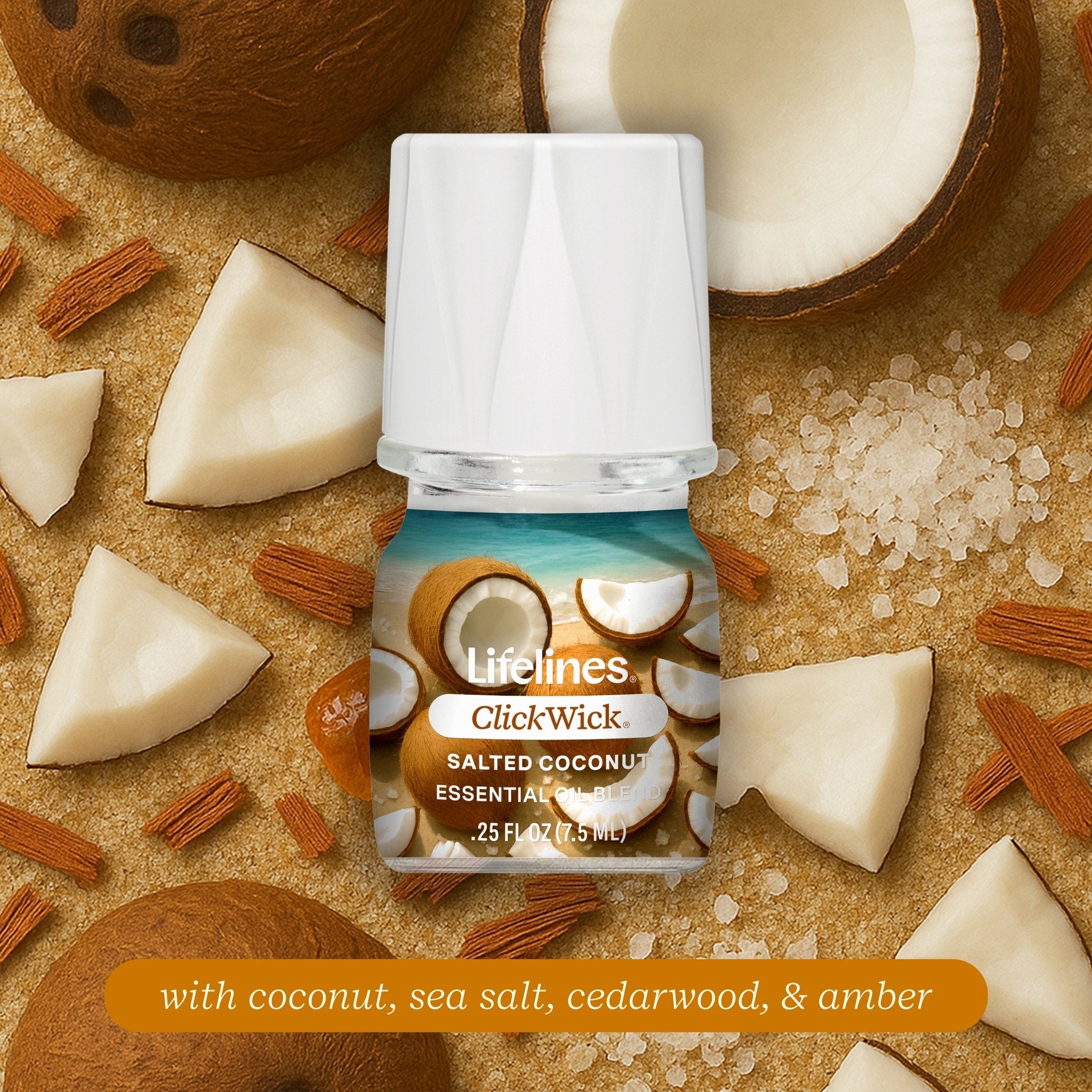 ClickWick® 7.5ml Single - Salted Coconut – Lifelines