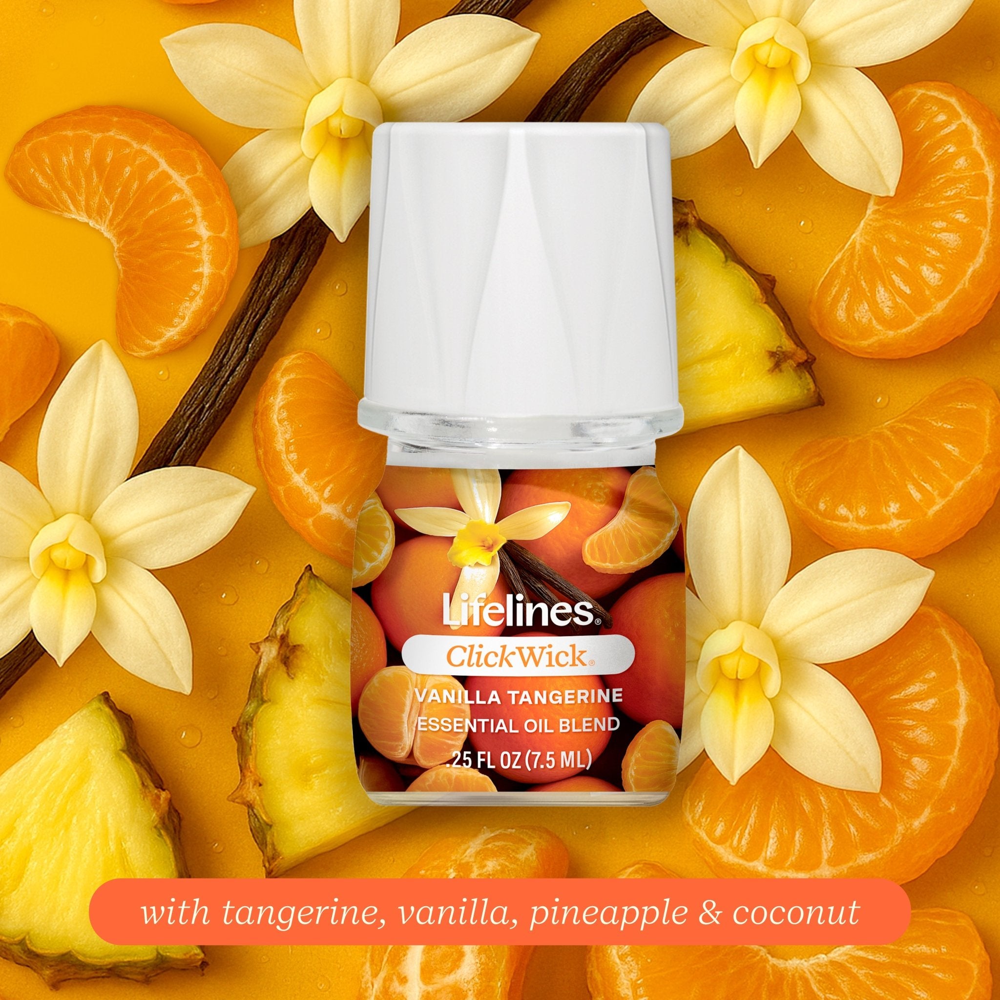 ClickWick® 7.5ml Single - Vanilla Tangerine – Lifelines