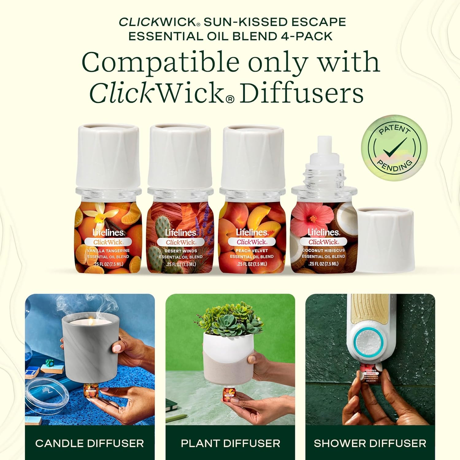 ClickWick® Sun - Kissed Escape Collection - Lifelines
