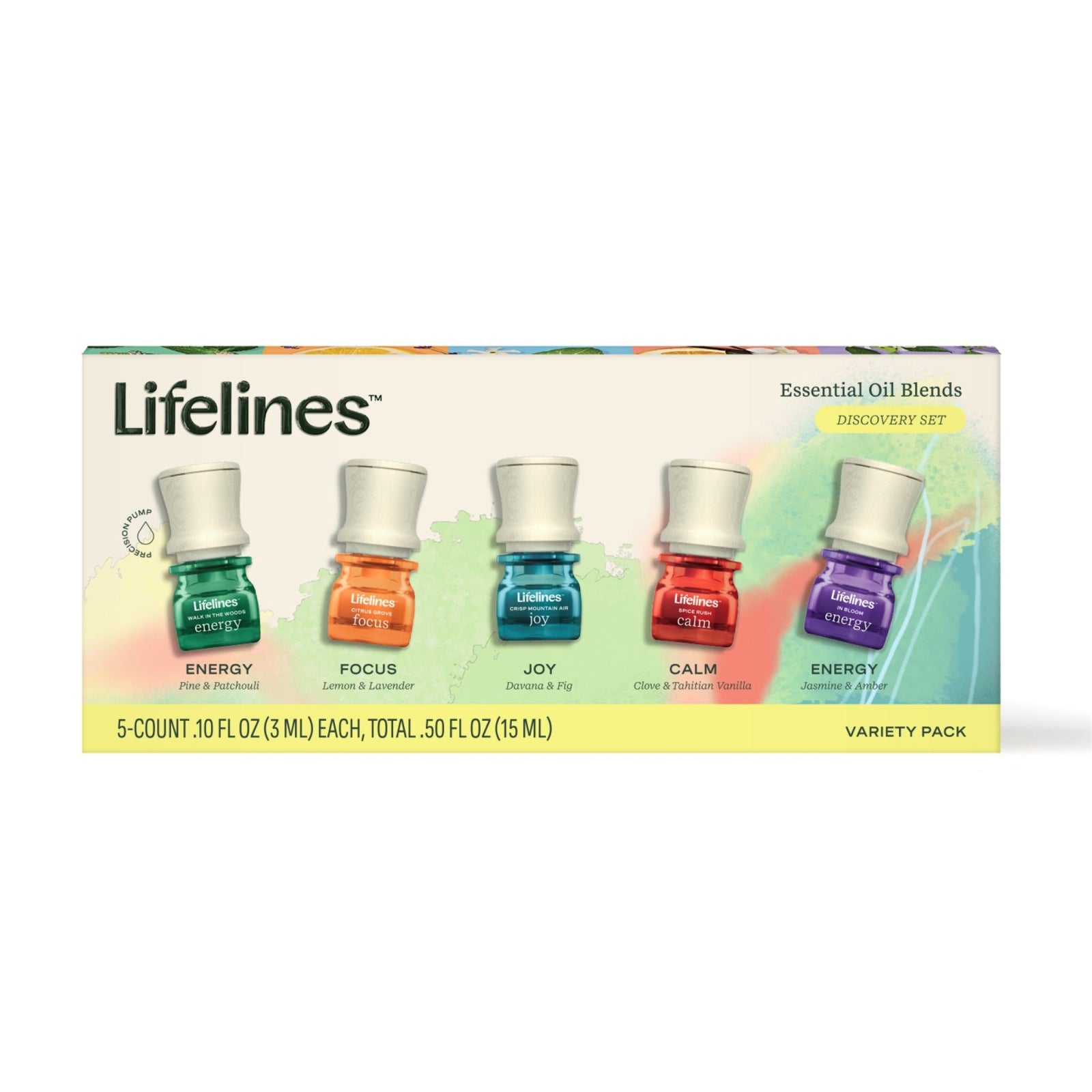 Essential Oil Blend Discovery Set - 5 - pack - Lifelines
