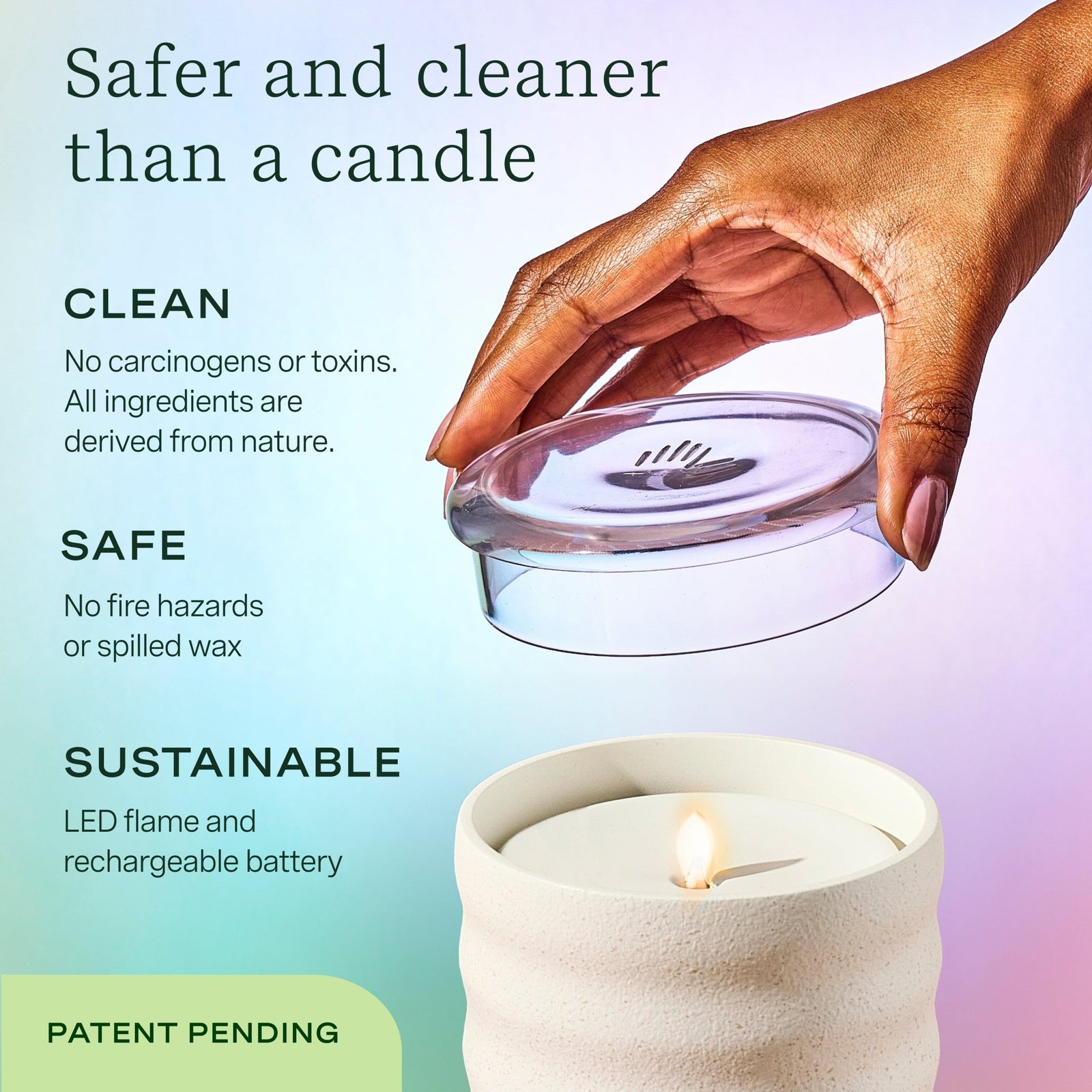 Flameless Candle Diffuser - Bubble Cream - Lifelines