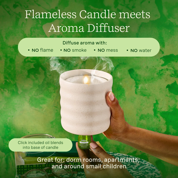 Flameless Candle Diffuser - Bubble Cream - Lifelines
