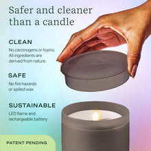 Flameless Candle Diffuser - Frosted Charcoal - Lifelines