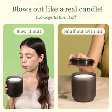 Flameless Candle Diffuser - Frosted Charcoal - Lifelines