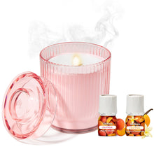 Flameless Candle Diffuser - Ribbed Pink - Lifelines