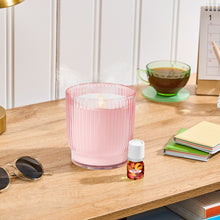 Flameless Candle Diffuser - Ribbed Pink - Lifelines