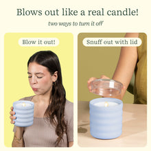 Flamless Candle Diffuser - Bubble Periwinkle - Lifelines