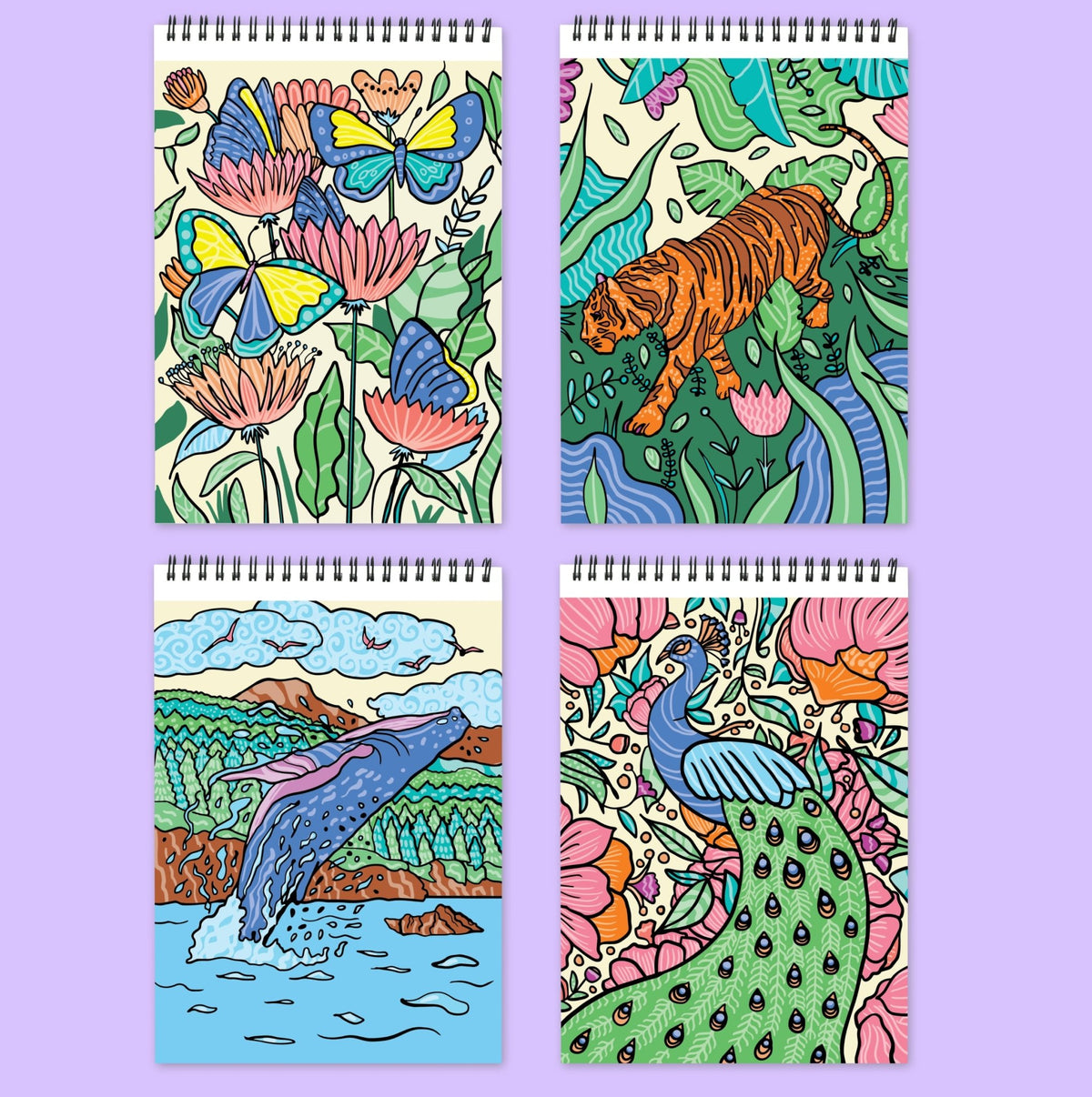 FlowArt® - Color-to-Reveal, Animals - Lifelines