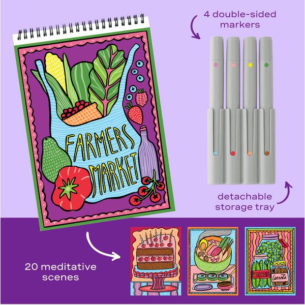 FlowArt® - Color - to - Reveal, Foodie Fun - Lifelines