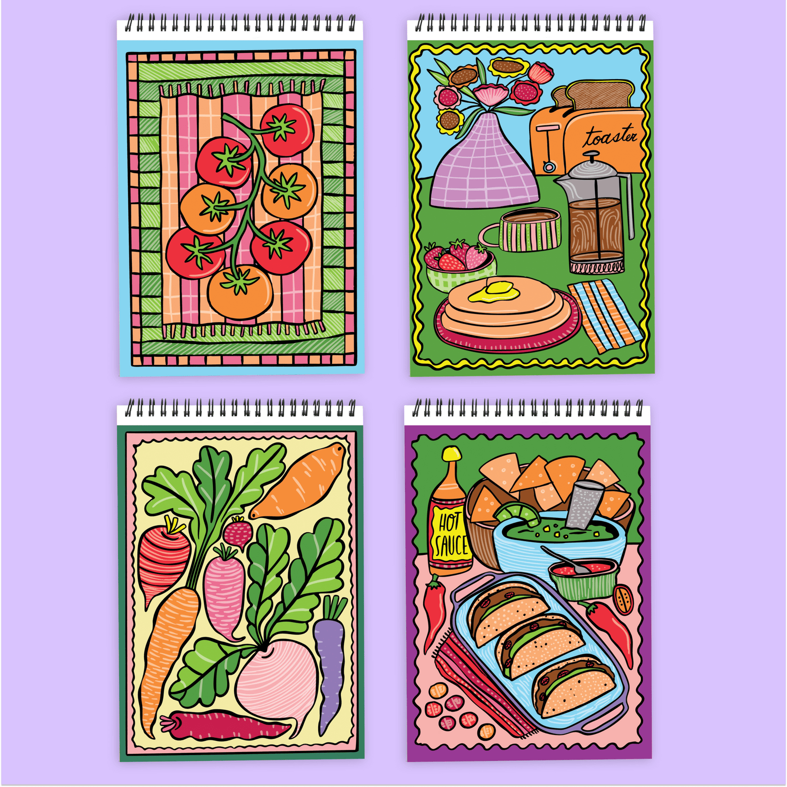 FlowArt® - Color - to - Reveal, Foodie Fun - Lifelines
