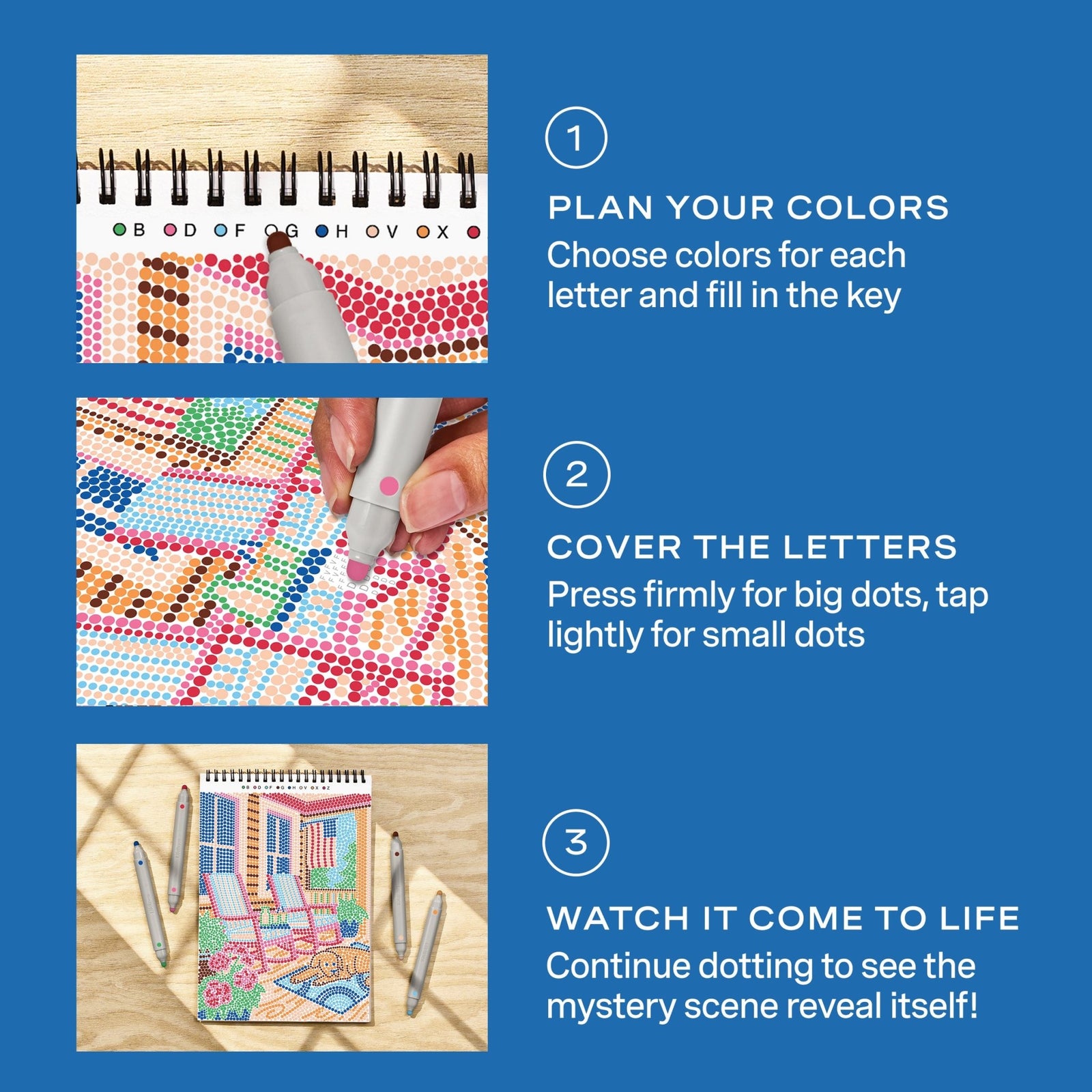 FlowArt® - Dot - By - Letter, Americana 250th Anniversary (LIMITED EDITION) - Lifelines