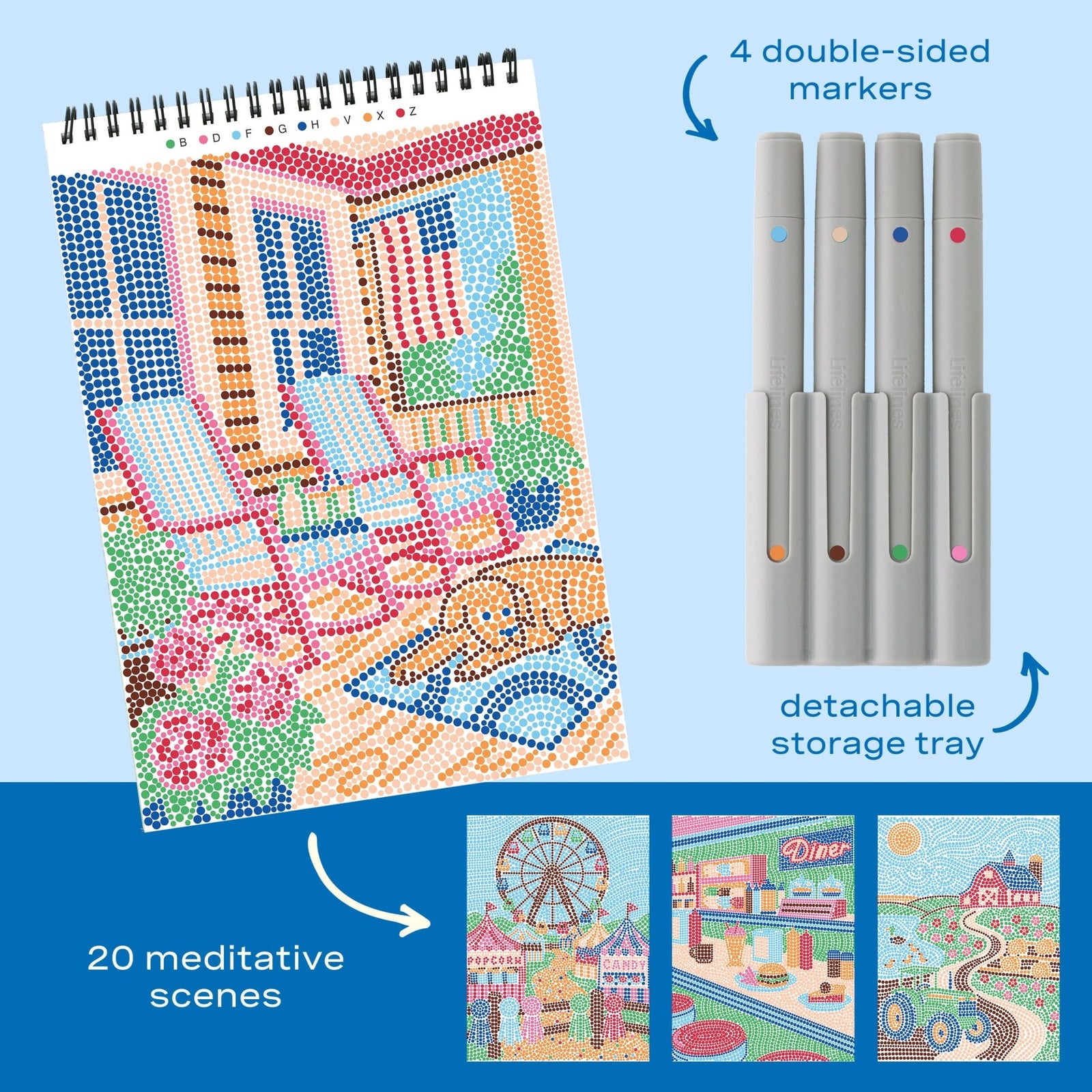 FlowArt® - Dot - By - Letter, Americana 250th Anniversary (LIMITED EDITION) - Lifelines