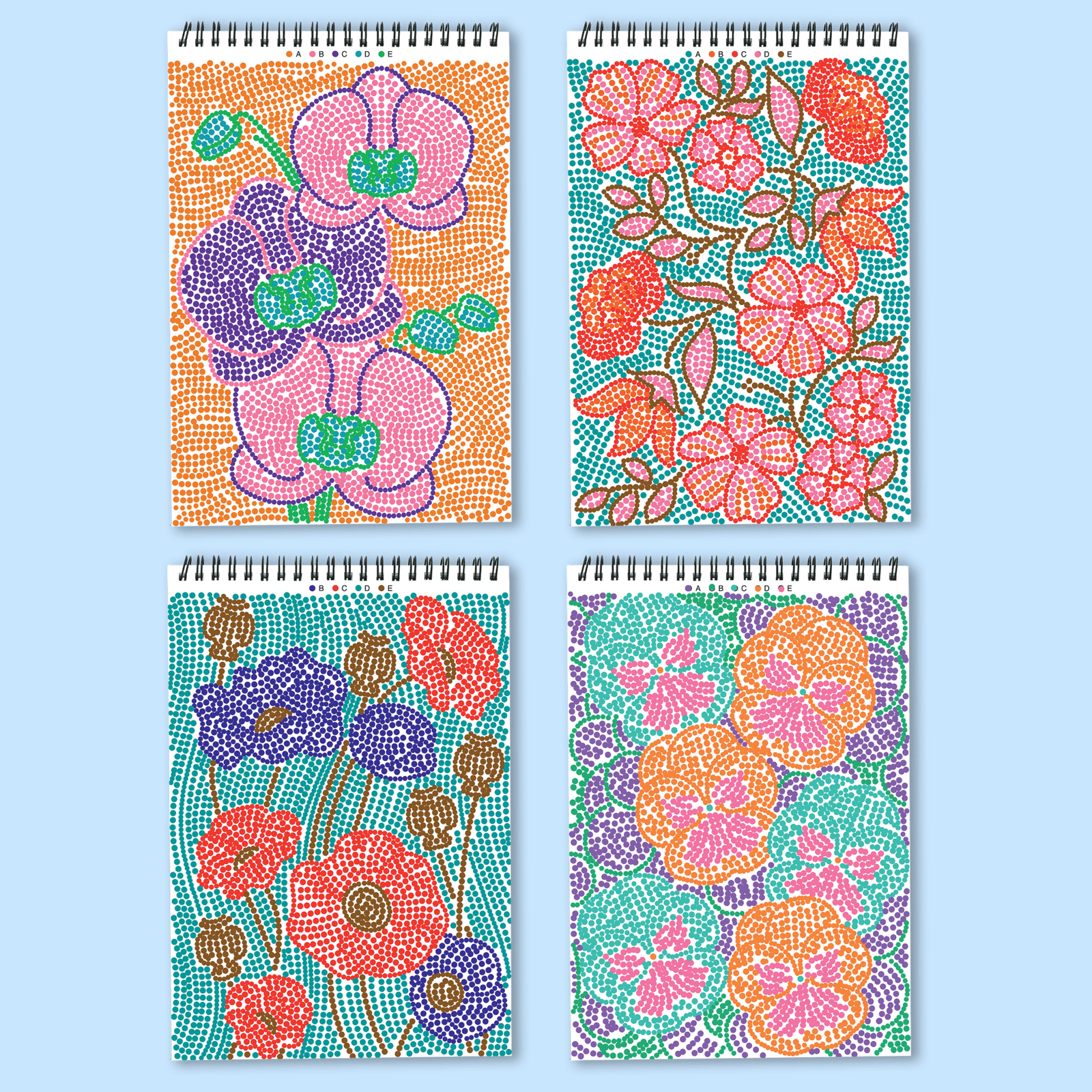 FlowArt® - Dot - By - Letter, Botanicals - Lifelines