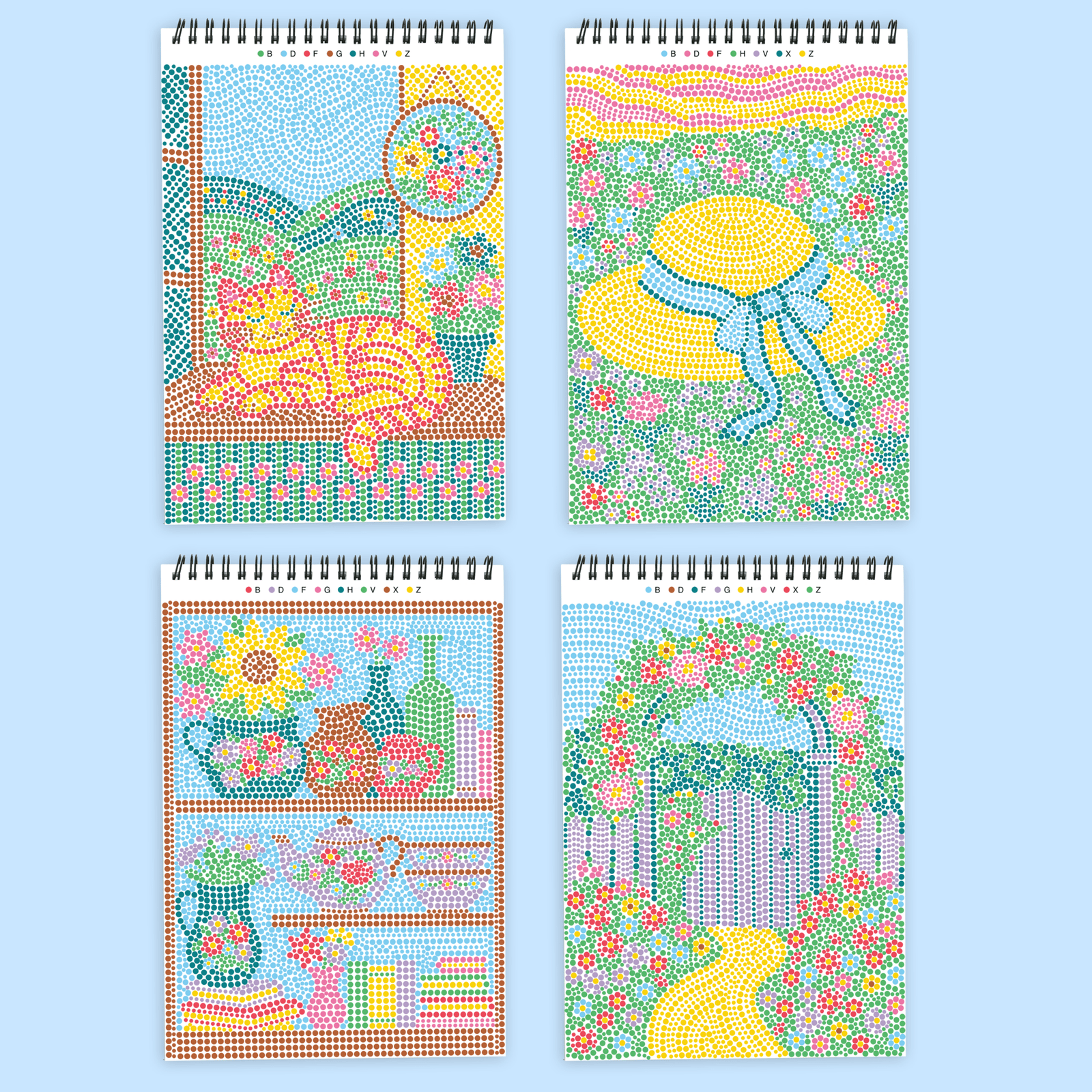 FlowArt® - Dot - By - Letter, Cozy Cottage - Lifelines